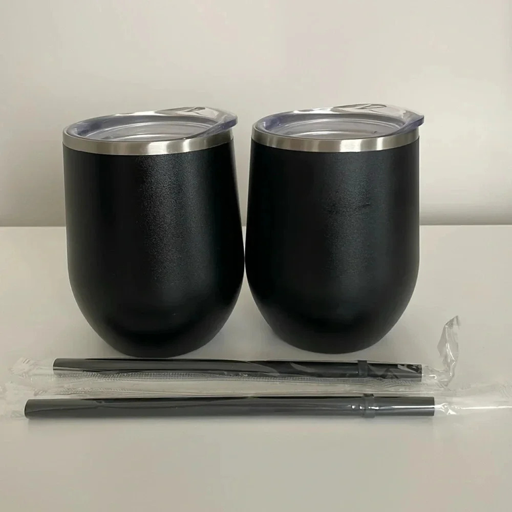 Maars 12 oz  Double Wall SS Tumblers (2)